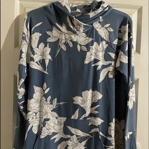 Lularoe Amber hooded shirt.